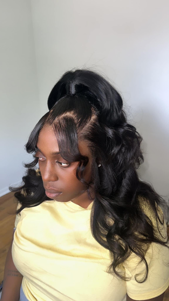 Half Up Quickweave