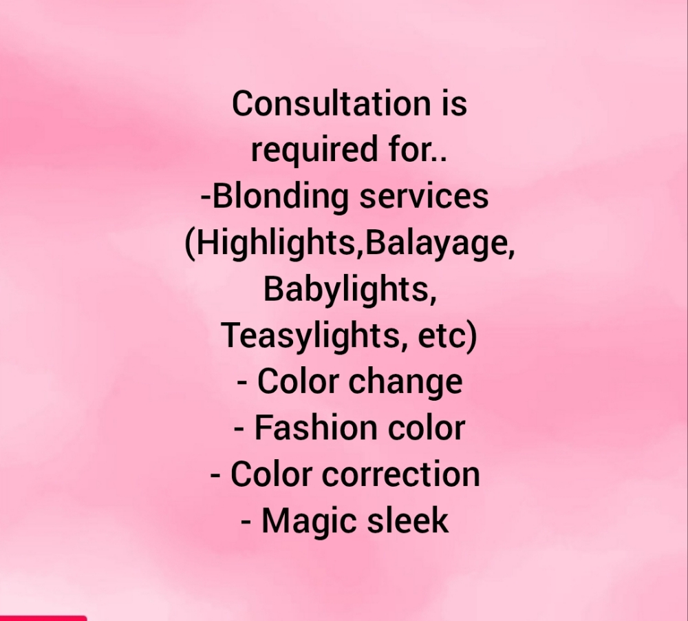 Client Consultation For Color