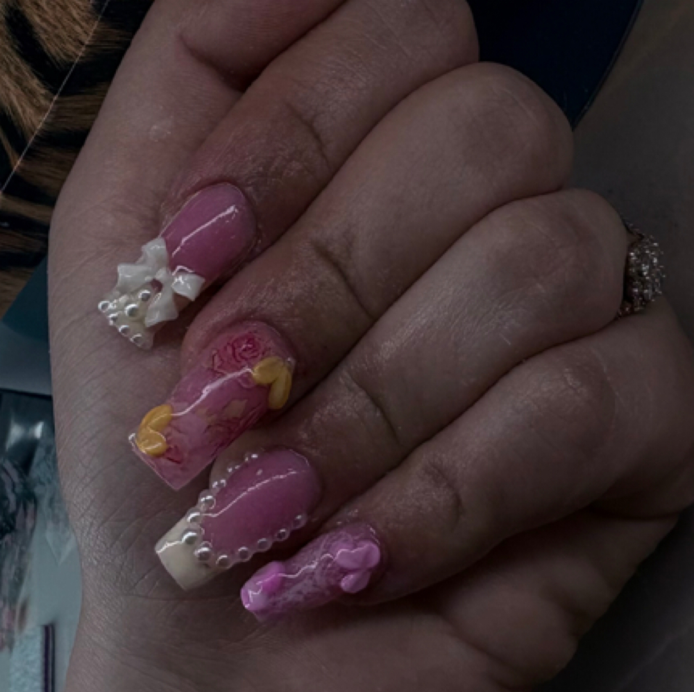 Acrylic Full Set (Medium) at TheBeautieRooM in Toledo, OH