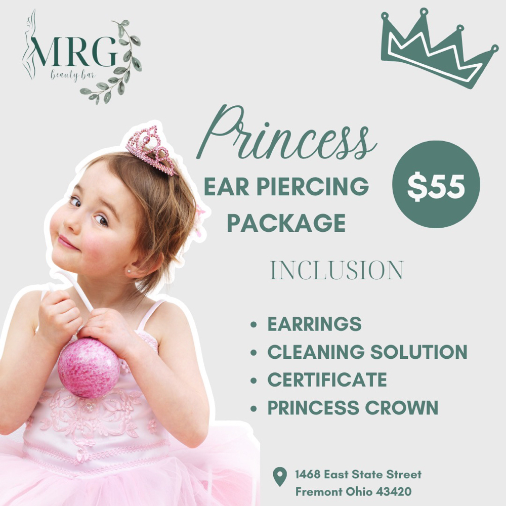 Princess Ear Piercing Package