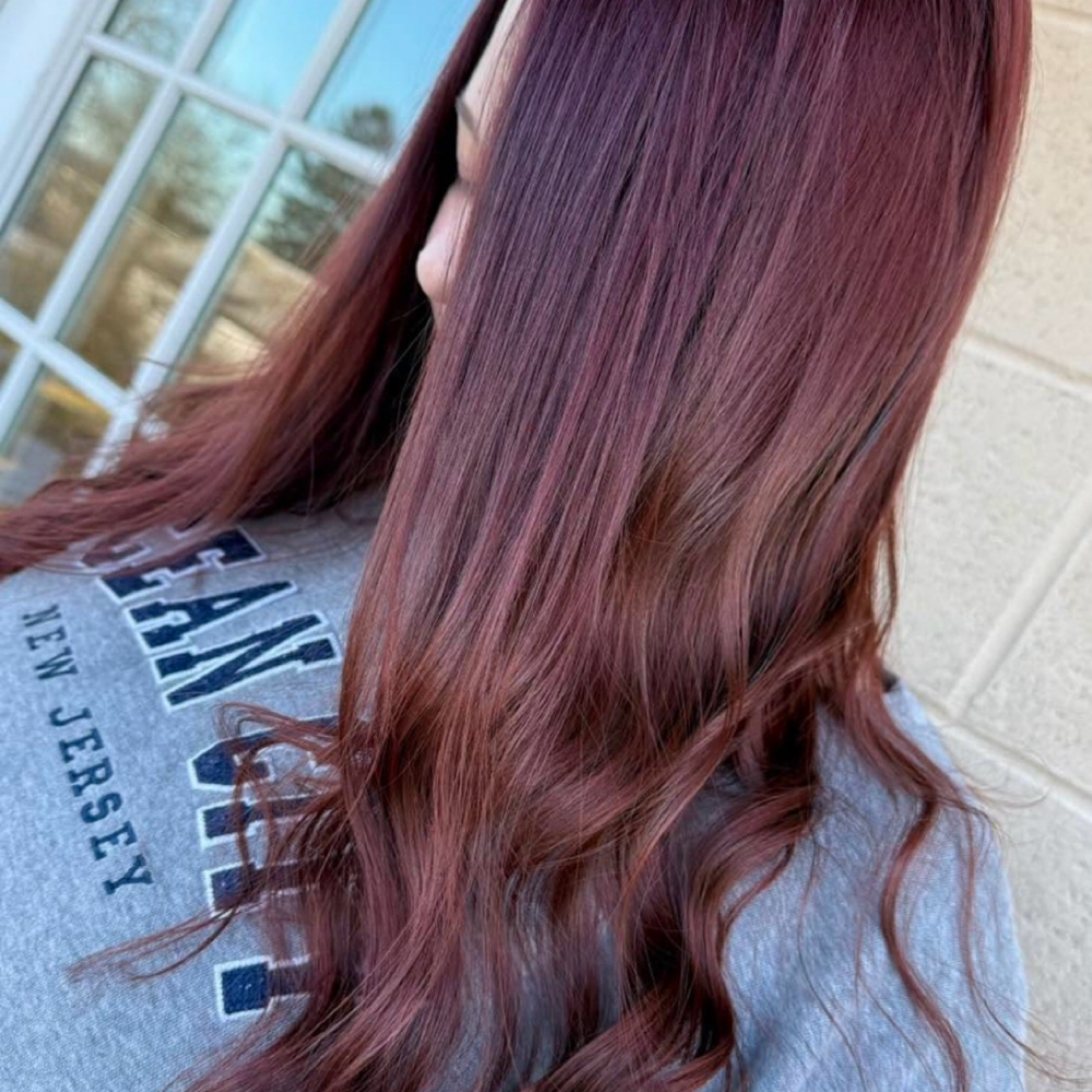 Single Process Root Touchup at Pin it Up Hair Studio in East Greenville, PA