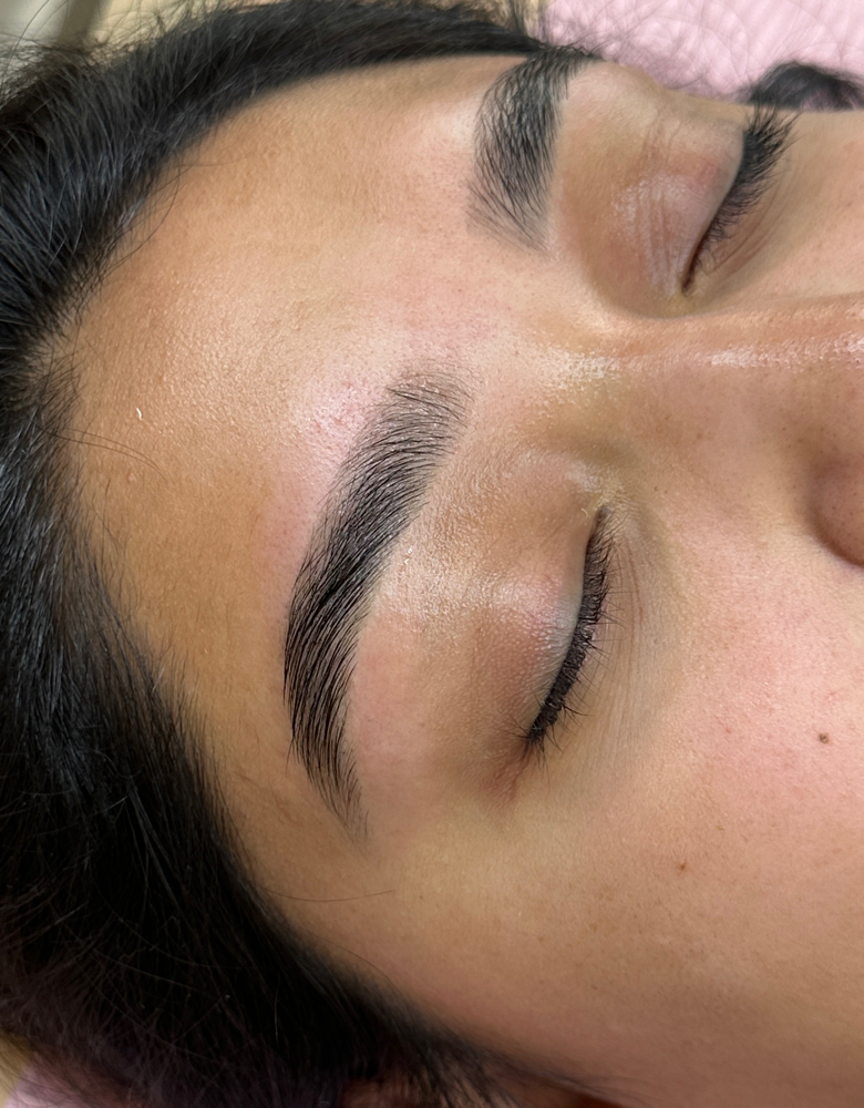 brow wax + tint
