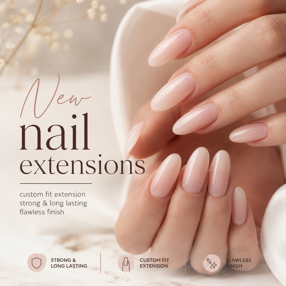 New Nail Extensions at LIO nail studio - beauty salon in Boca Raton, FL