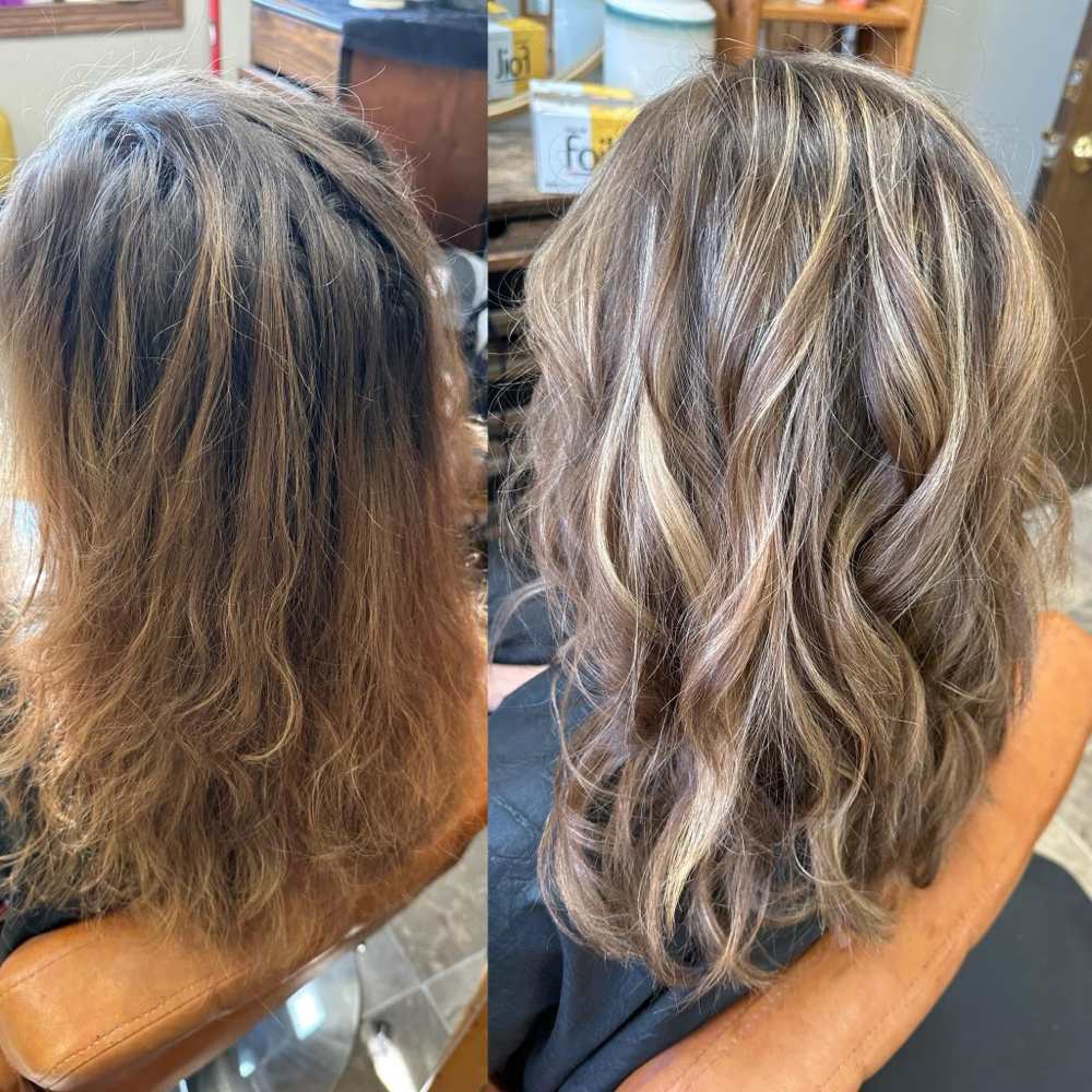 Root Touch Up W/partial Highlight