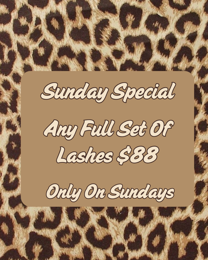 SUNDAY SPECIAL ANY SET $88