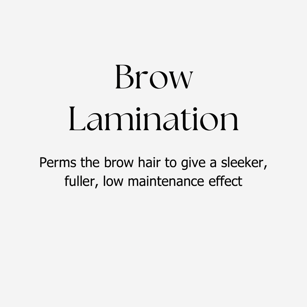 Brow Lamination