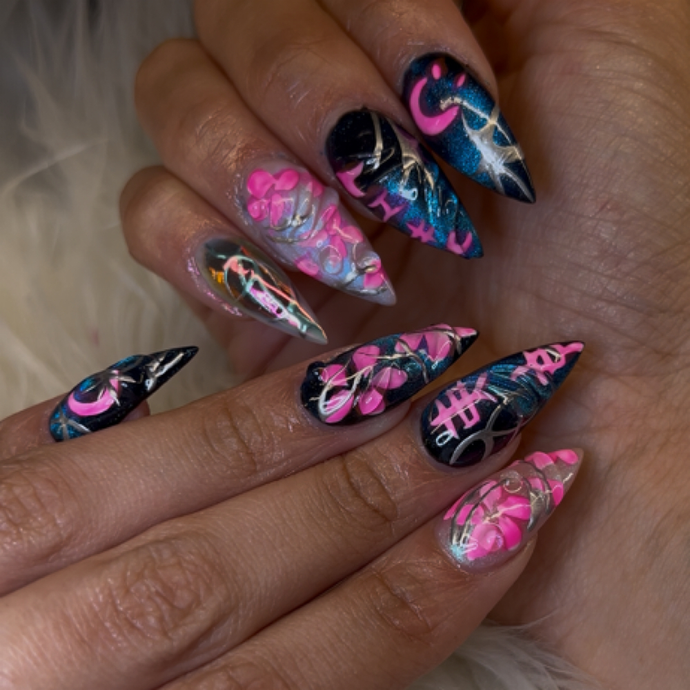 Full Set Acrylics at Pixie Hallow Nails in Greer, SC