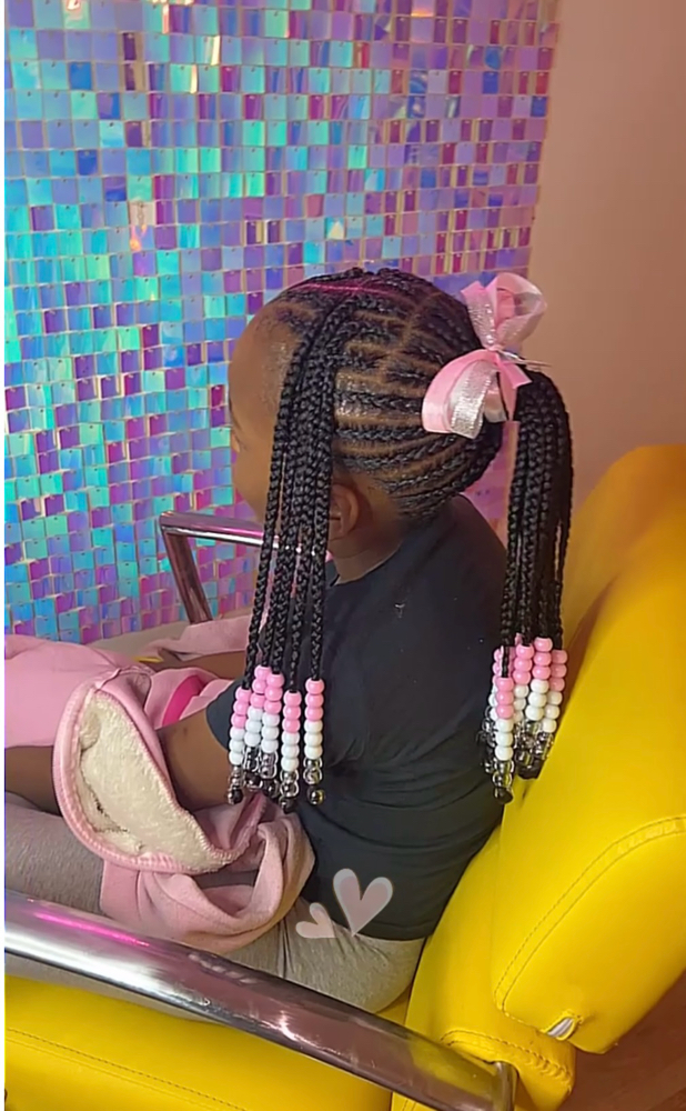 Braided Ponytail with Front Ponys