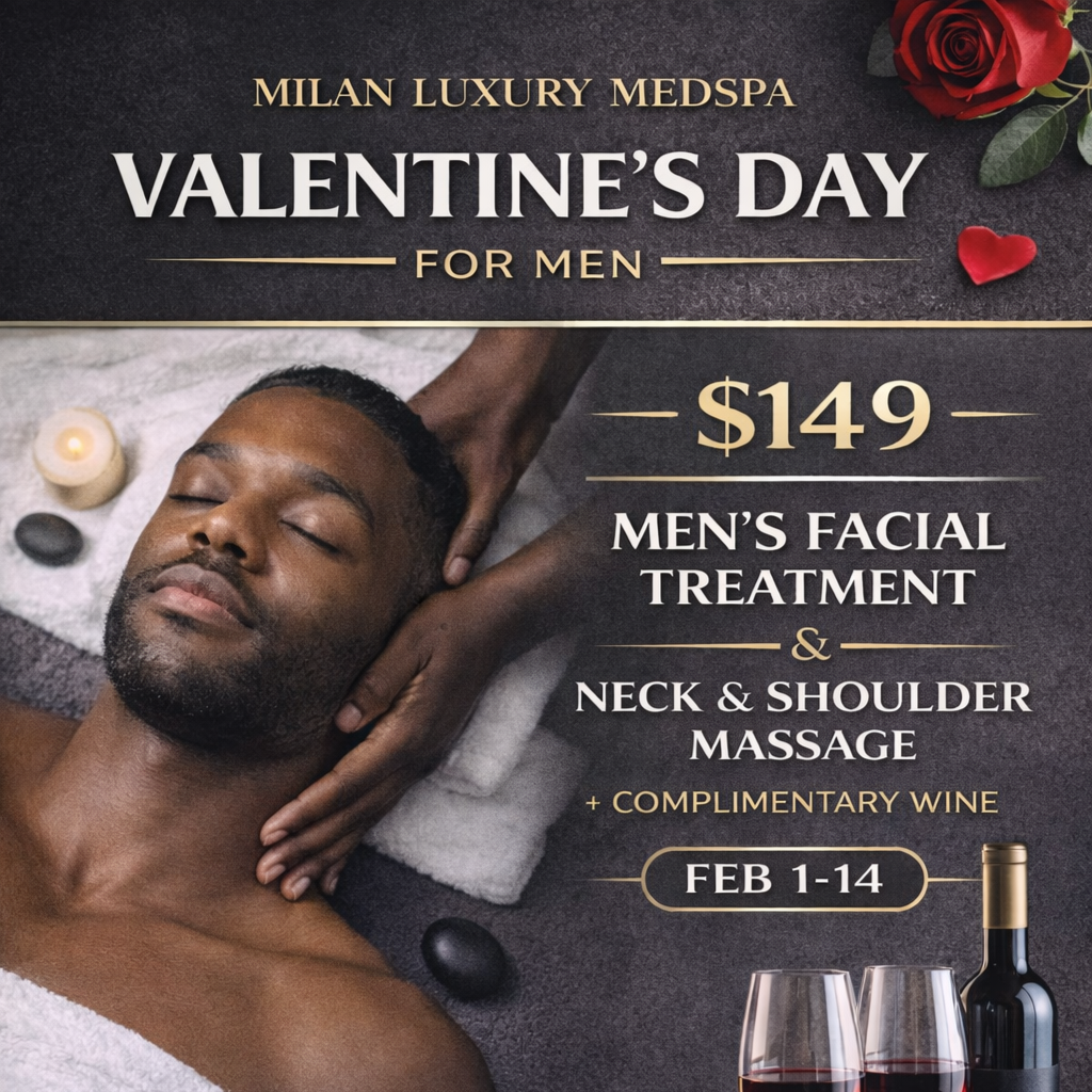 Luxury Mens Facial at Milan Luxury Medspa in Spring, TX