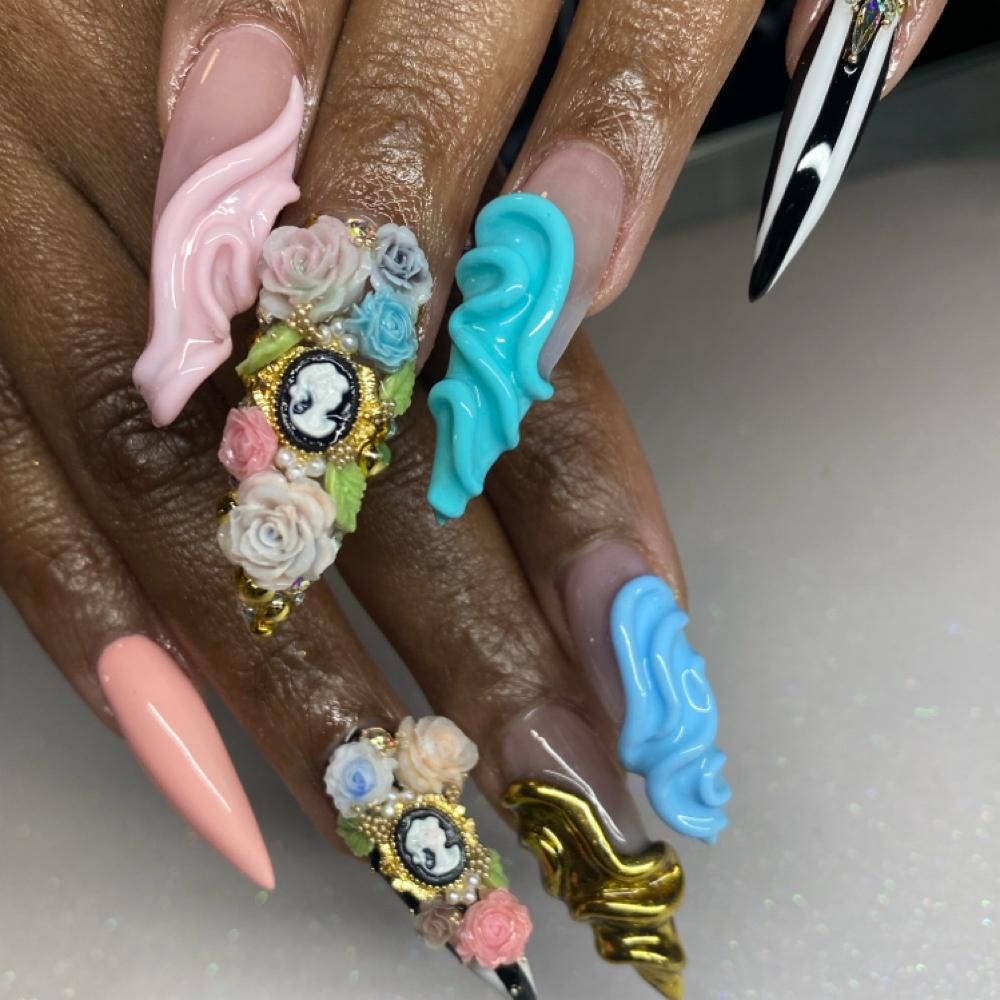 Nail art (Complex Art) at Nay Nicole Luxury Nails & Beauty in Parkville, MD