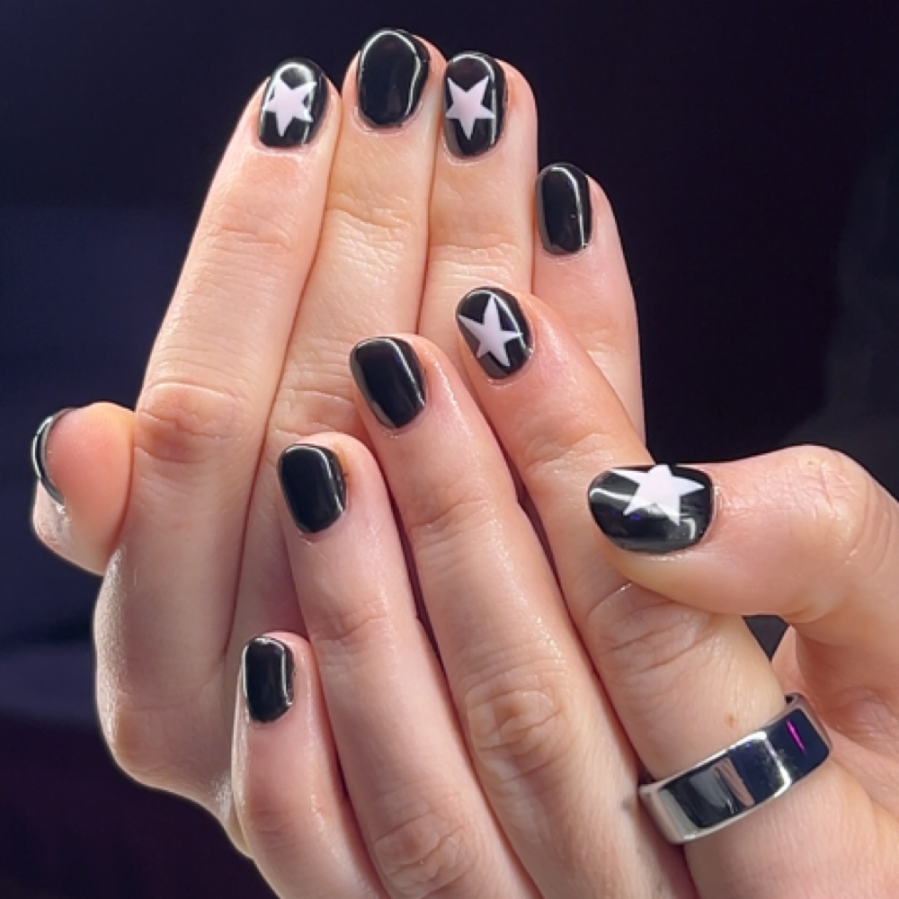 Minimal Nail Art- Accent Nail at Indigo Lo Nail Studio in Brownsburg, IN