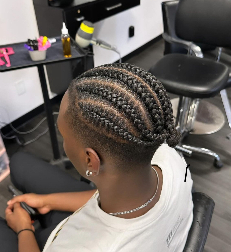 “Mens” Stitch Braids at Cai Did That in North Chesterfield, VA