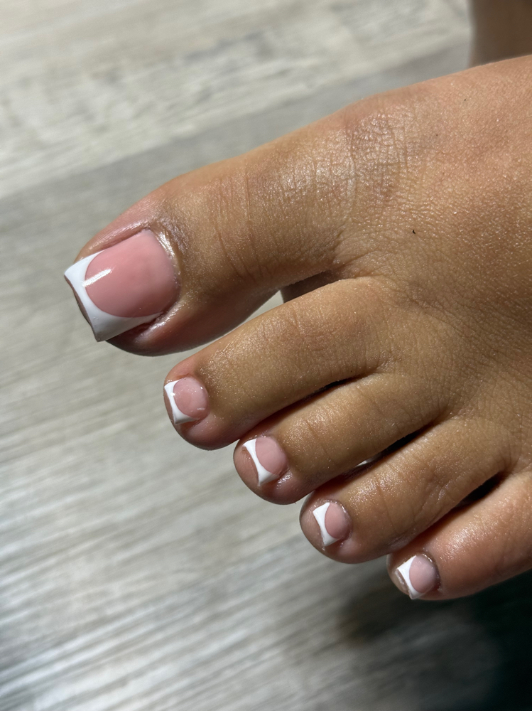 Structured Dry Gel Pedicure at Jenny Nailed It in Oakdale, CT