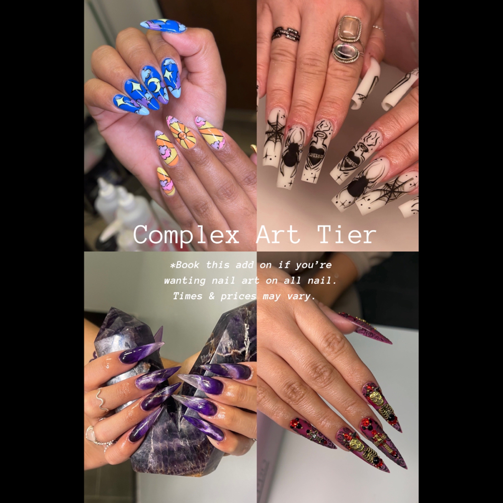 Complex Nail Art Tier $35-$70