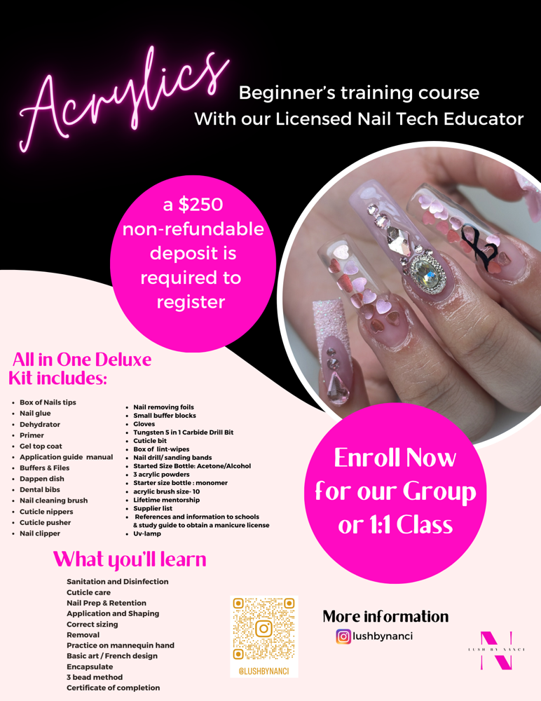 Acrylic training Class