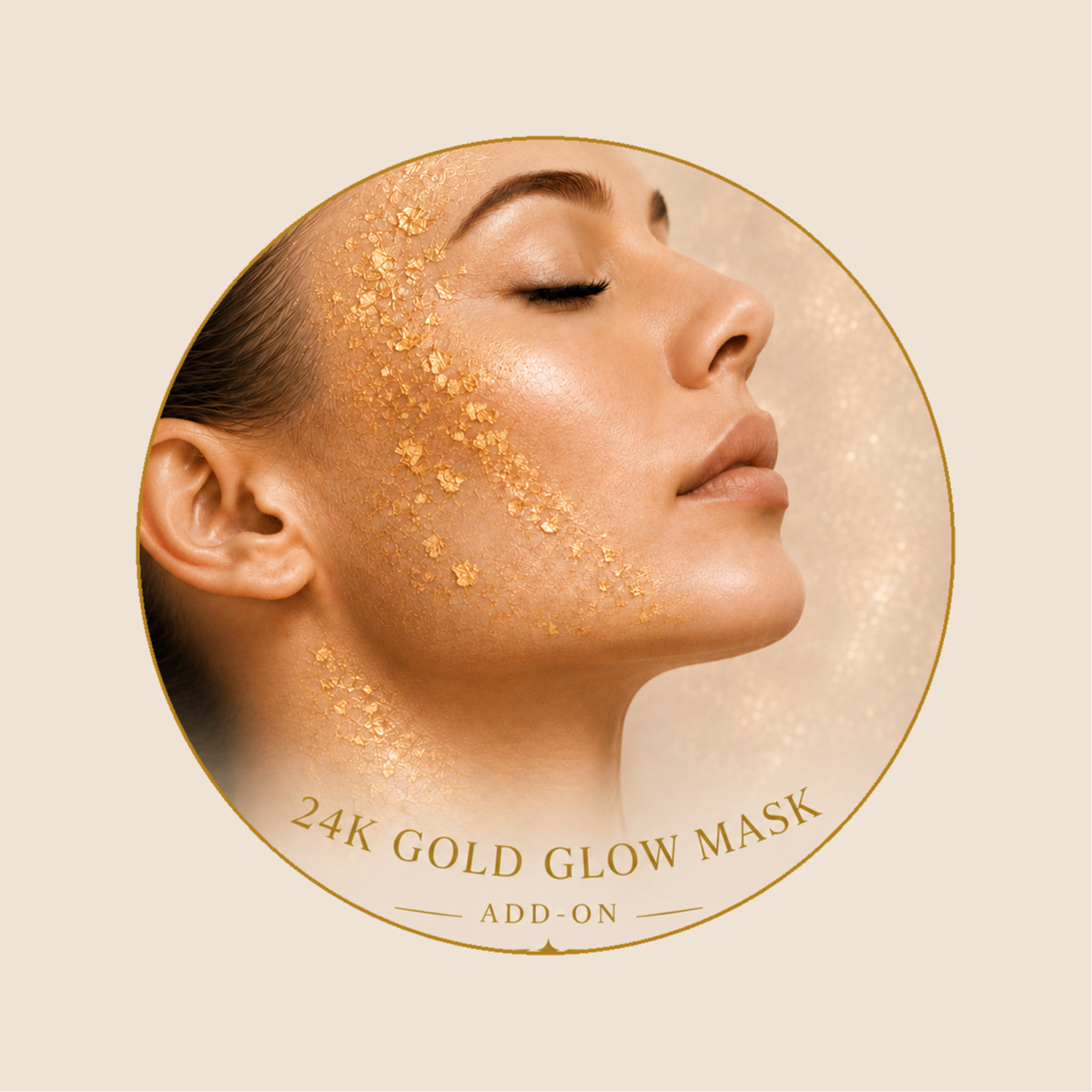 24K Gold Glow Mask Add-On at Wink Lash Studio in St. George, UT