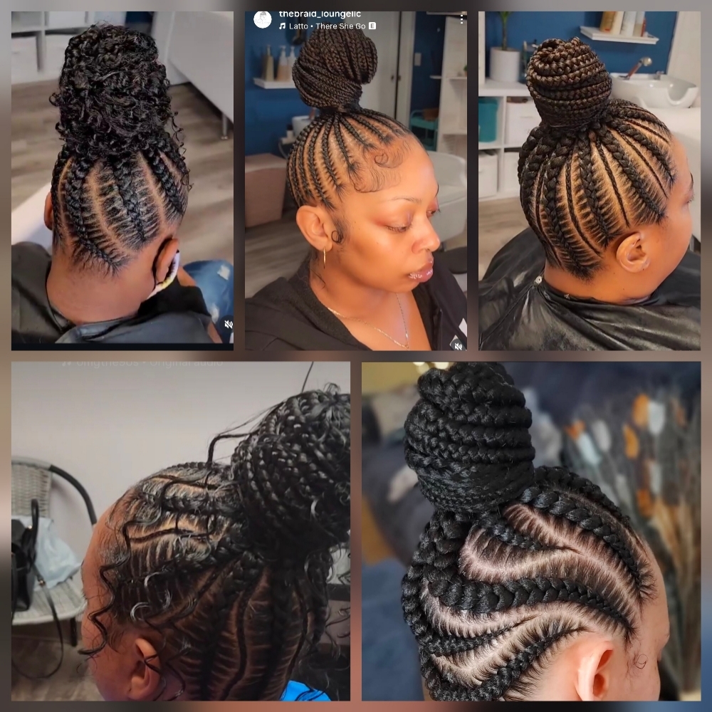 Braided Updo at The Braid Lounge in Burlington, NC
