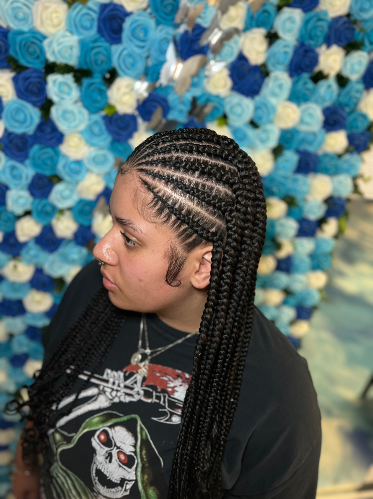 Front Half Of Head Braided