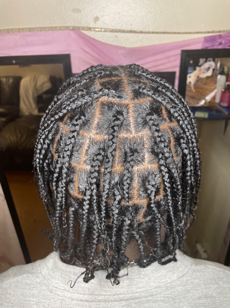 🔥Med Natural Box Braids