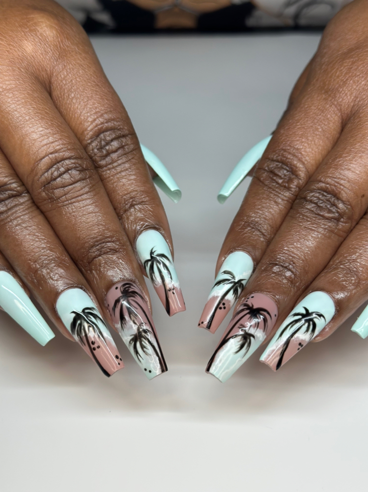 Gel X - Long + Nail Art