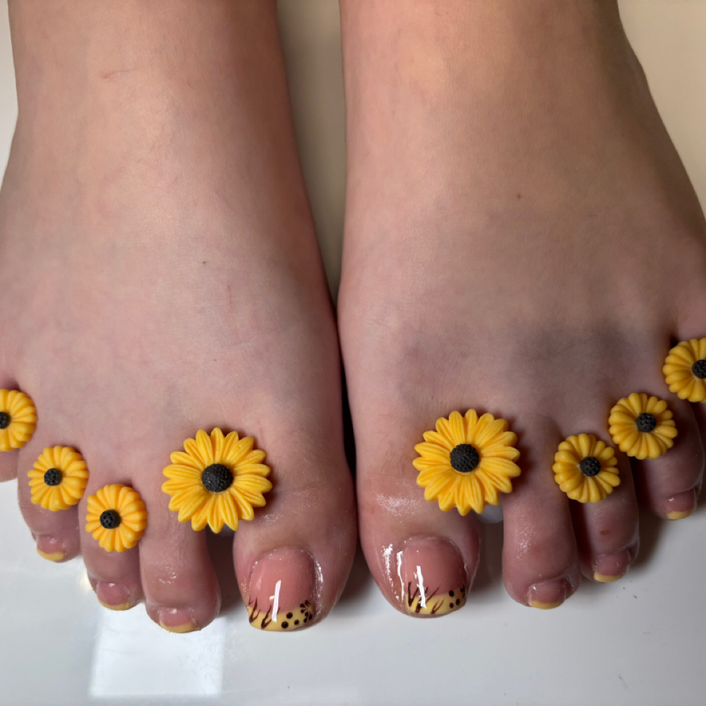 Acrylic/ Gel-X All Toes + Pedi