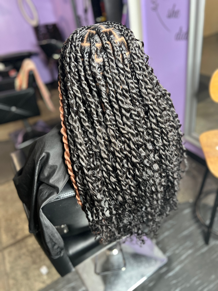 Medium Knotless Twist at Naturally Younique Studio in Coatesville, PA