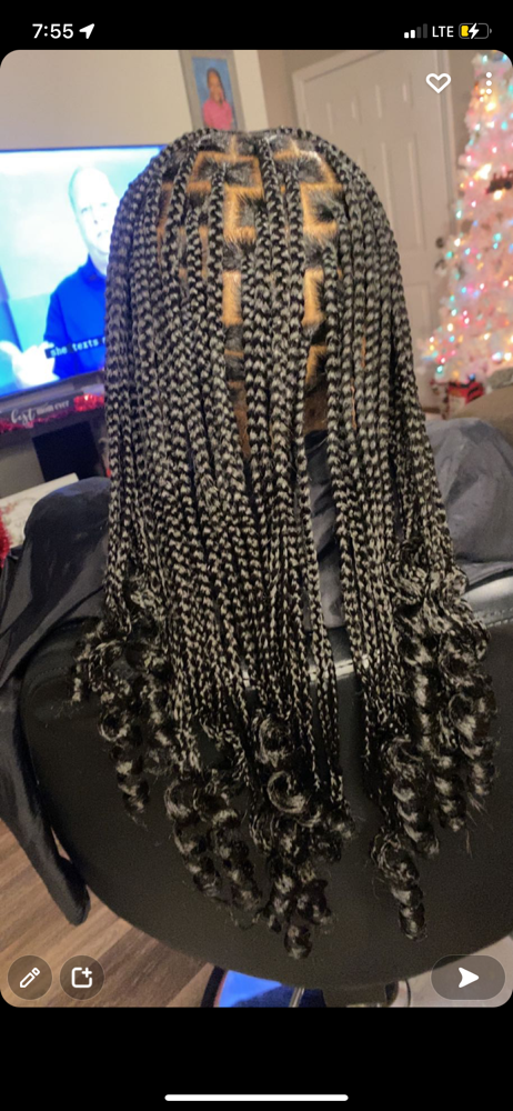 Curly Knotless