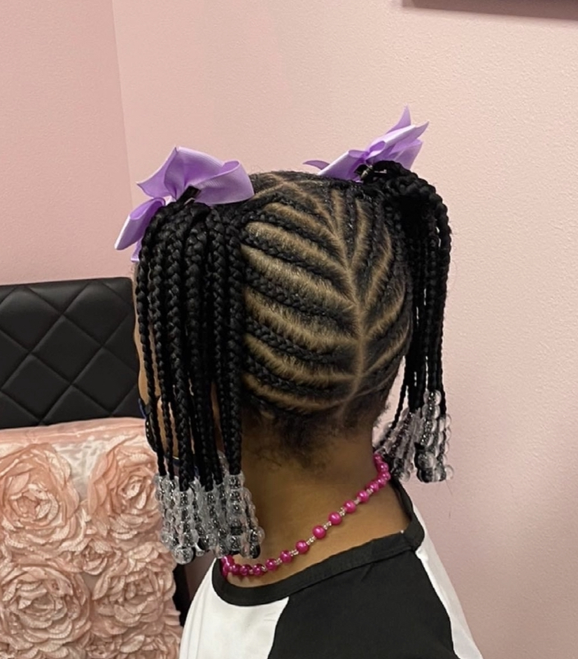 Kids Braids With Weave Small Size