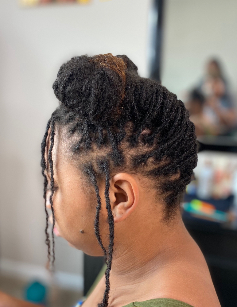 Loc Retwist + Style