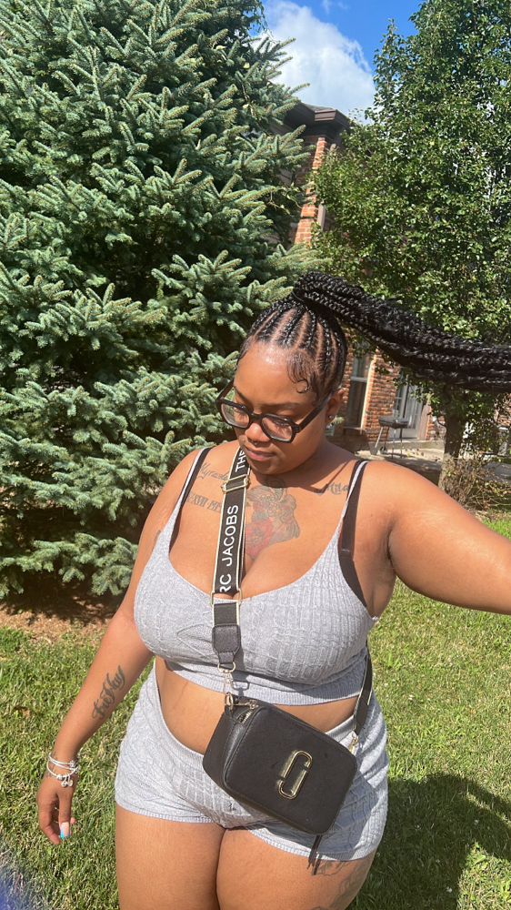 Large Feed In Ponytail