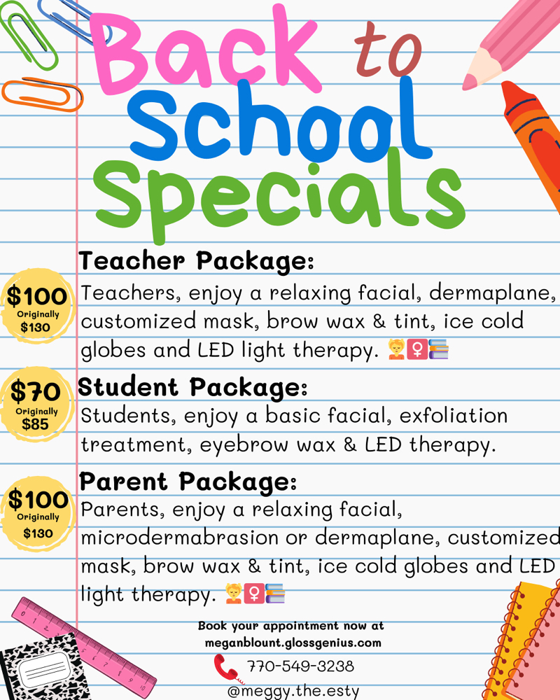 BACK TO SCHOOL: Parent Package
