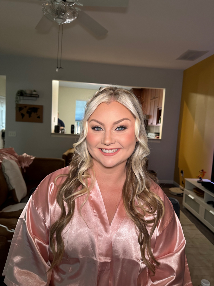 Bridal party makeup at Zamora Allure in Concord, NC