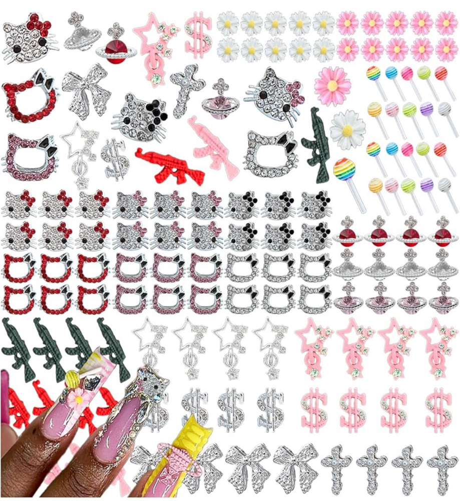 Rhinestones & Charms/Per Finger