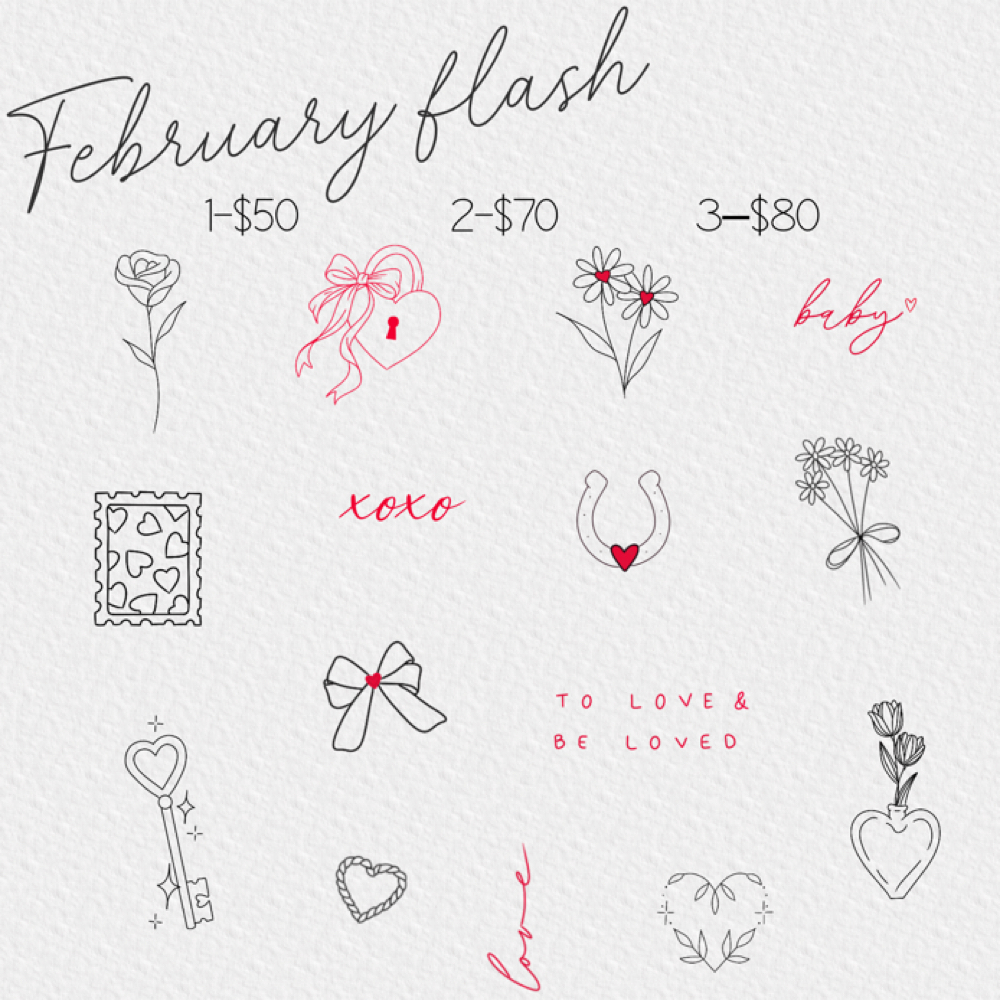 FEBRUARY FLASH at Western Beauty Co. in Saint Jo, TX