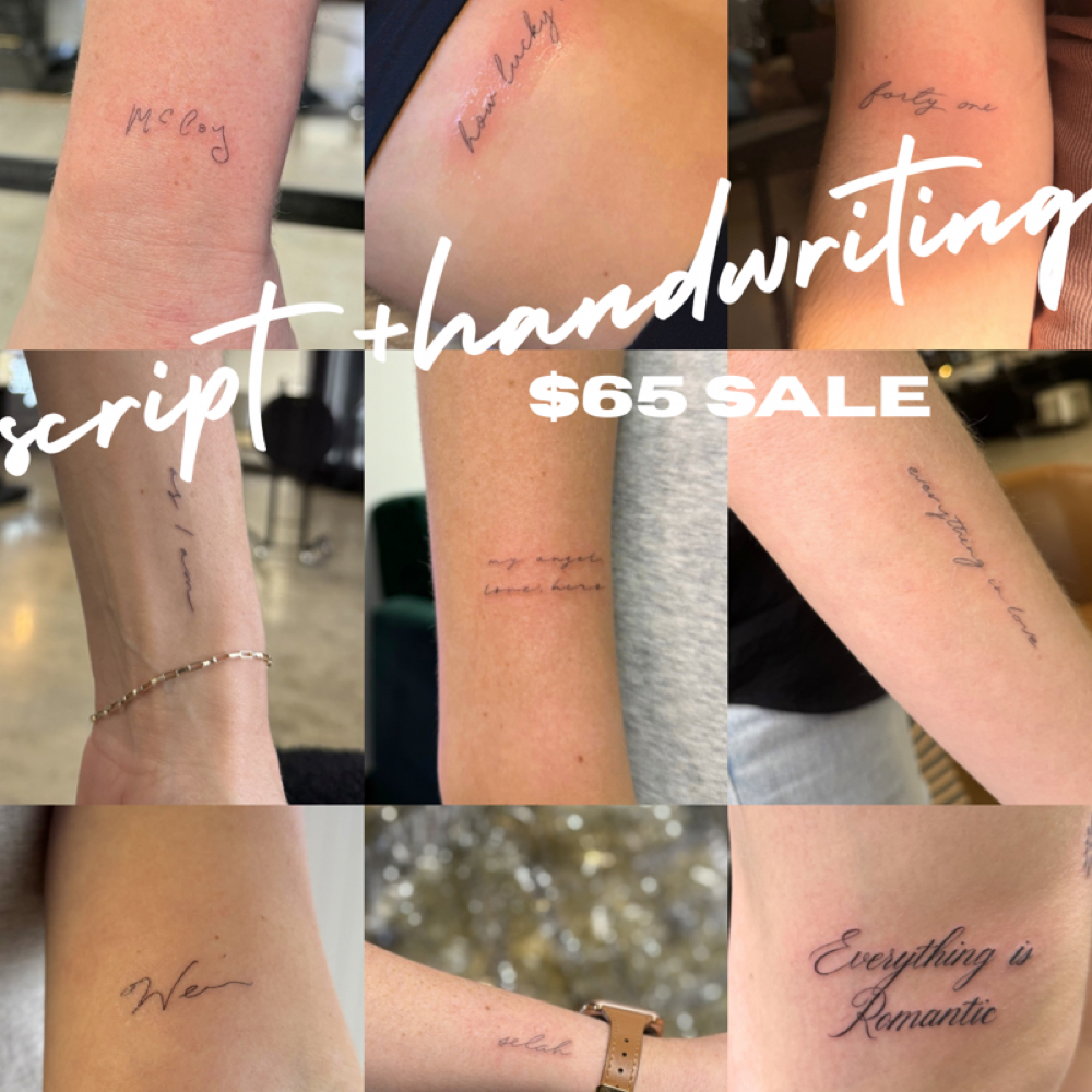 Script + Handwriting Sale at DELANEY INK in Van Wert, OH