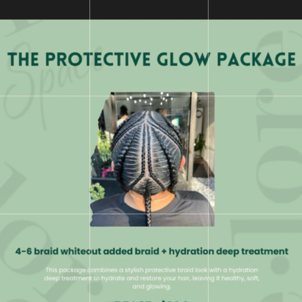 4-6 Braids Without Added Hair at Elore Beauty Space / Natural Hair Salon in New York, NY