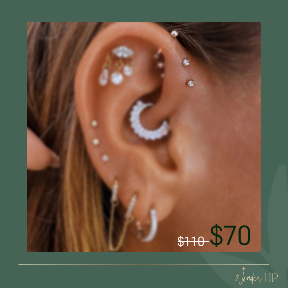 Forward Helix Piercing