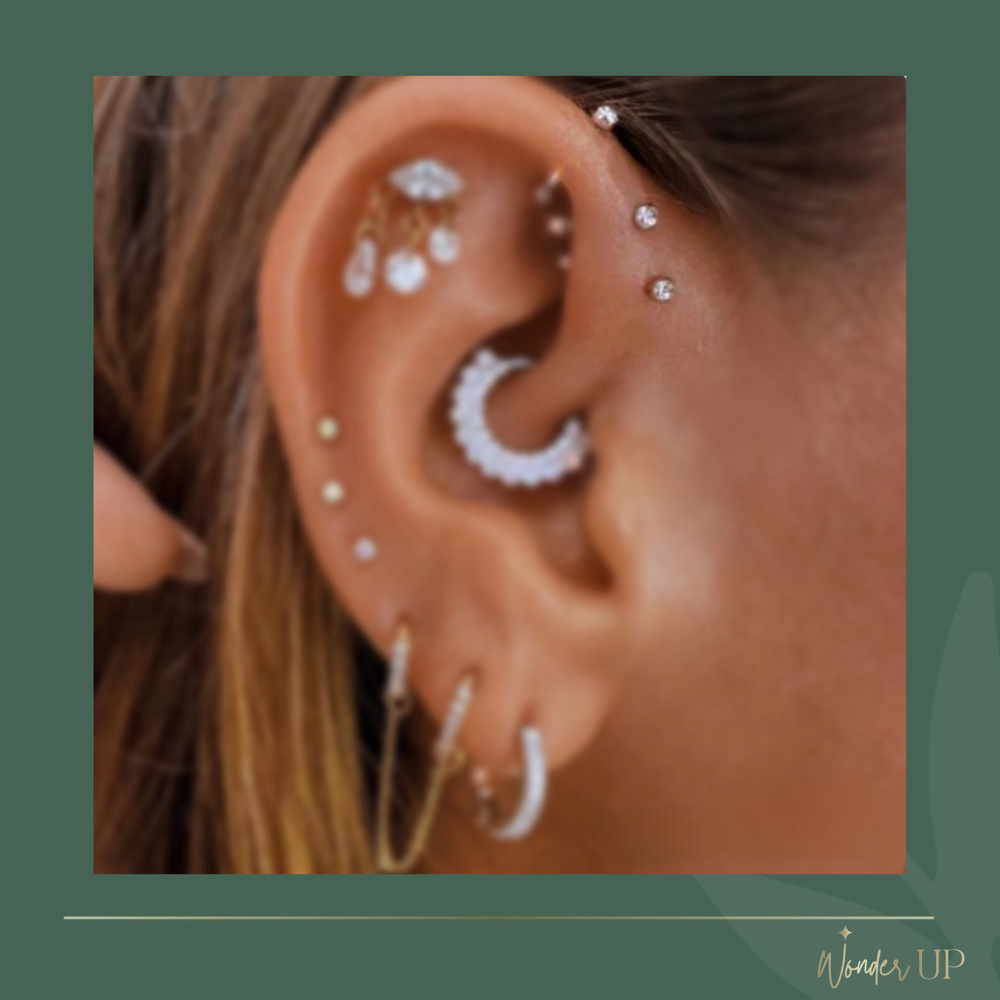 Forward Helix Piercing