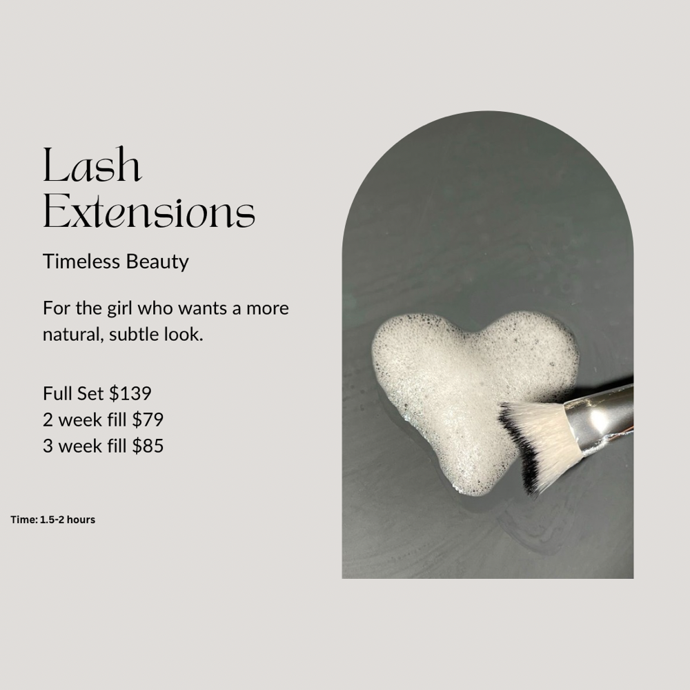 Lash Extensions Timeless Beauty