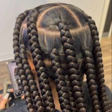 Jumbo Braids with Extensions at Simply Styled Hair in Lutz, FL