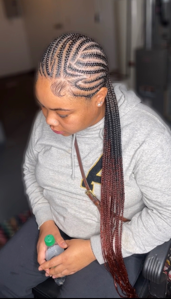 Free Style Stitch Braids at Bre The Braider in Hazelwood, MO