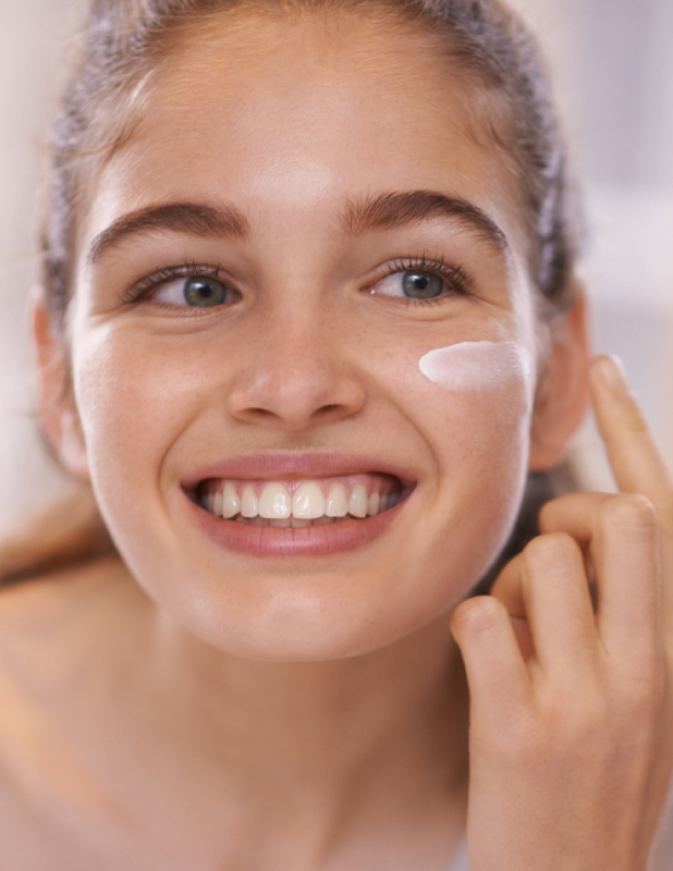 Limpieza facial para adolescente