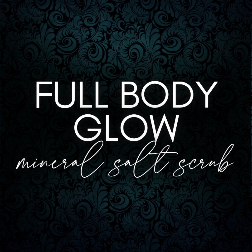 Full Body Glow | Mineral Salt Scrub at Dedra Harvin Esthetics in Elgin, SC