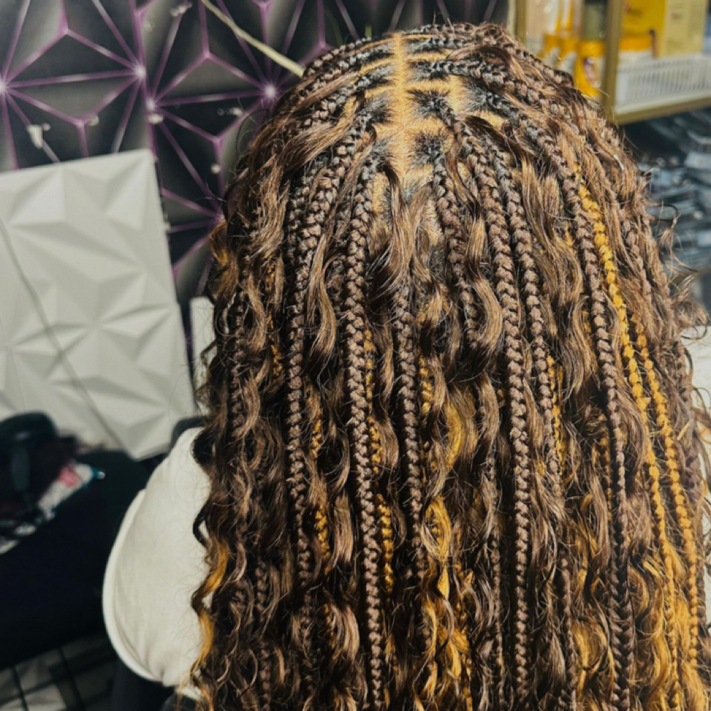 Boho Knotless With Human at Vanouhair beauty in Philadelfia, PA