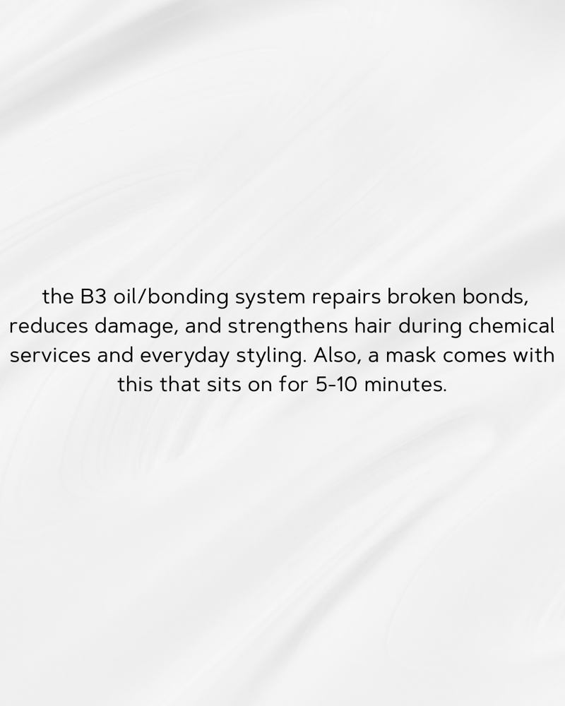 B3 Bonding Oil & Mask treatment at Hair by Kelsey Clark in Lizton, IN