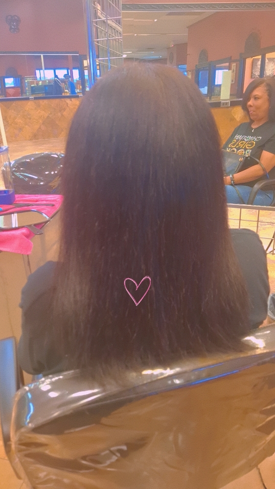 Flat Iron + Shampoo+ Deep Condition