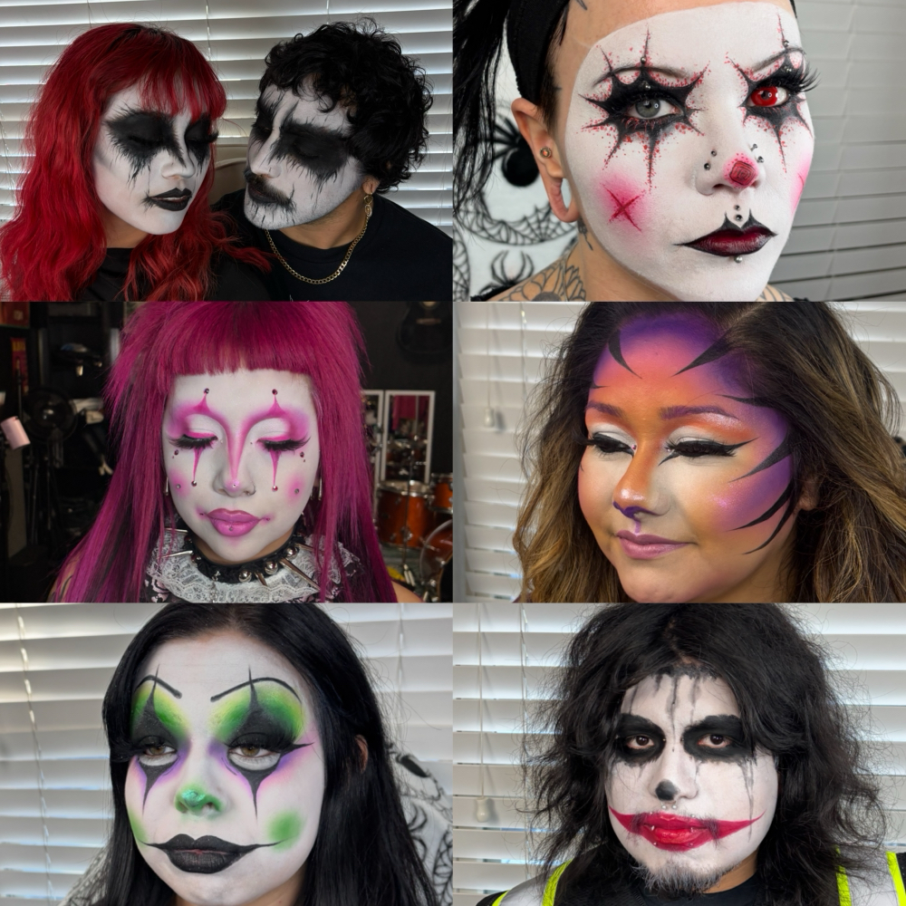 Full Face Paint at Kristy Love Aesthetics & Morbid Beauty in Dallas, TX