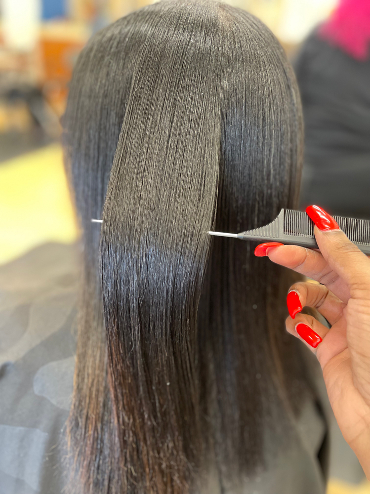 Silk Press W/Haircut