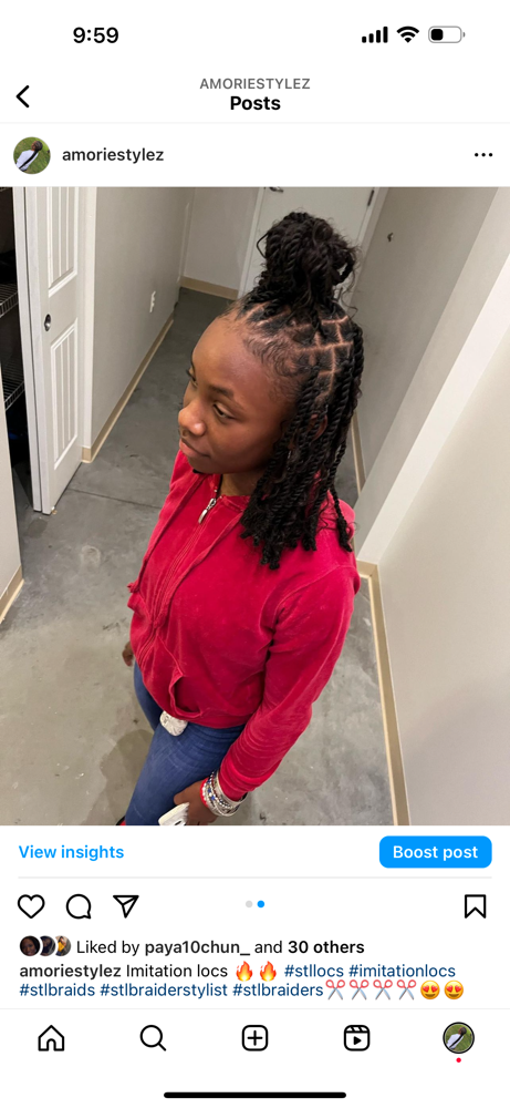 Imitation Locs