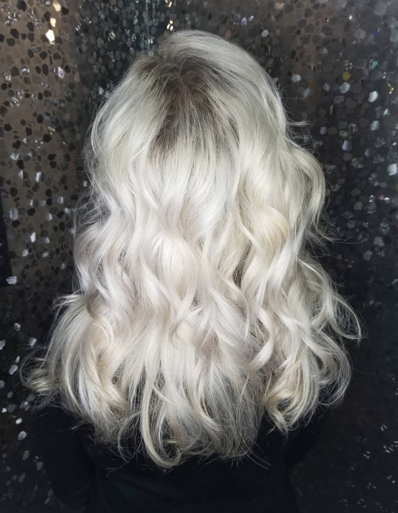 Platinum Foiling Full Head W/Gloss